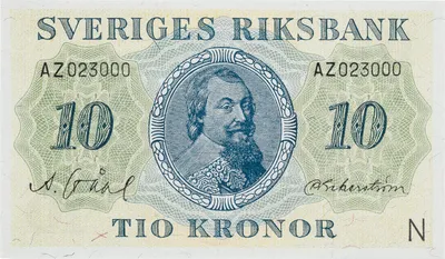 Emergency banknote – 10 kronor