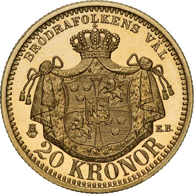 20 kronor, Stockholm, Oscar II, 1900