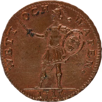 1 daler silvermynt, Stockholm, Karl XII, 1717