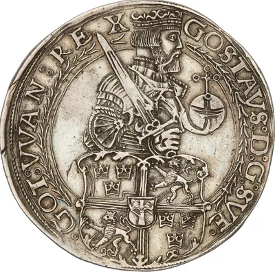 1 daler, Svartsjö, Gustav I Vasa, 1545