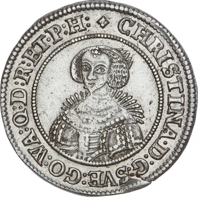 1/4 riksdaler, Stockholm, Kristina, 1640