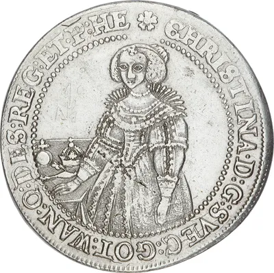 1 riksdaler, Sala, Kristina, 1639