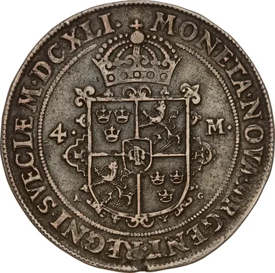 4 mark, Stockholm, Kristina, 1641