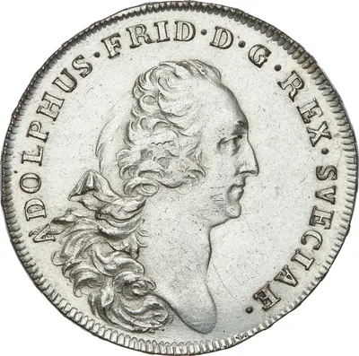 1/2 riksdaler, Stockholm, Adolf Fredrik, 1767