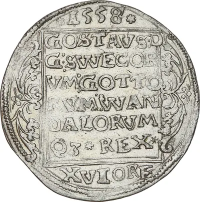 2 mark, Stockholm, Gustav I Vasa, 1558