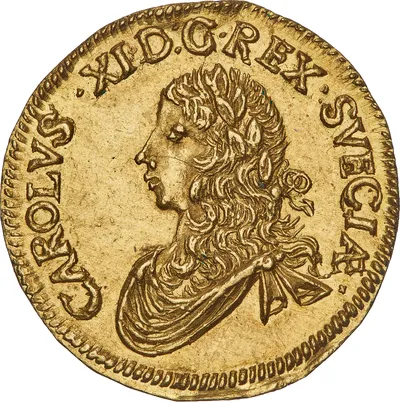 2 dukat, Reval, Karl XI, 1671