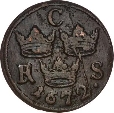 1/6 öre, Avesta, Karl XI, 1672