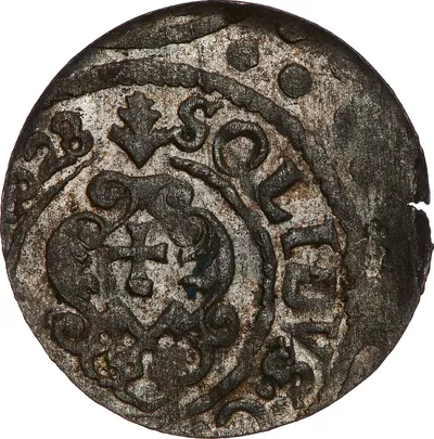 1 solidus, Riga, Gustav II Adolf, 1628