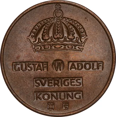 2 öre, Stockholm, Gustaf VI Adolf, 1961