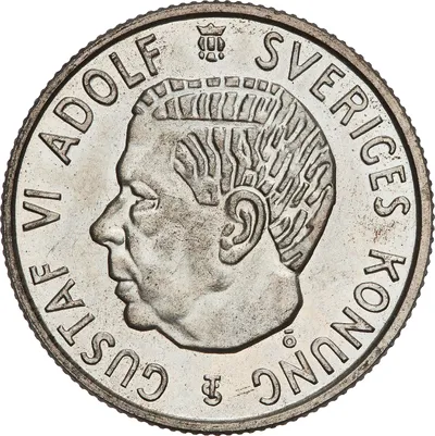 2 kronor, Stockholm, Gustaf VI Adolf, 1959