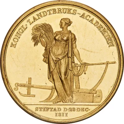 The Royal Academy of Agriculture´s large gold medal