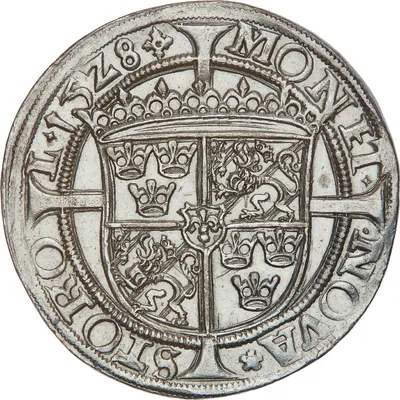 1/2 gyllen, Stockholm, Gustav I Vasa, 1528