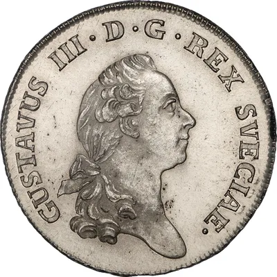 1/3 riksdaler, Stockholm, Gustav III, 1777