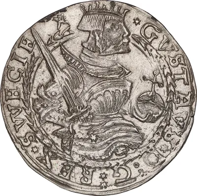 1 mark, Svartsjö, Gustav I Vasa, 1544