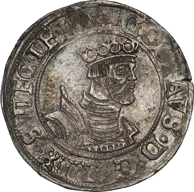 1 mark, Stockholm, Gustav I Vasa, 1536