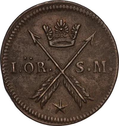 1 öre silvermynt, Avesta, Karl XII, 1715