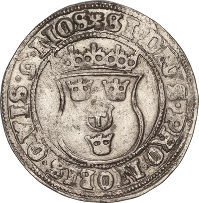 1/2 mark, Stockholm, Gustav I Vasa, 1536