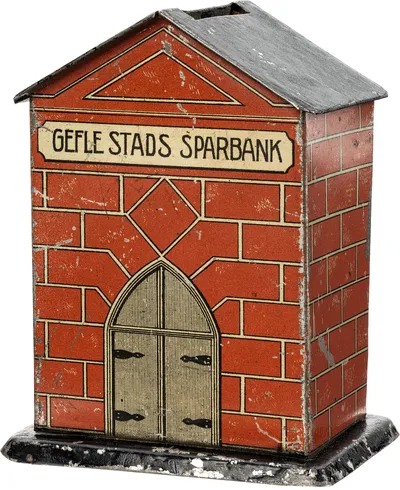 Hemsparbössa, Gefle stads sparbank