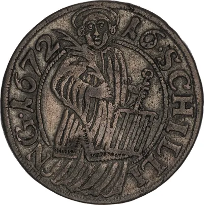 16 schilling, Wismar, Karl XI, 1672