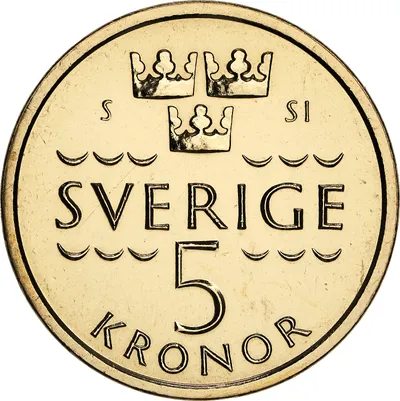 5 kronor, Carl XVI Gustaf, 2016