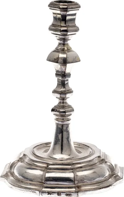 Candlestick, Lucas van der Hagen, Stockholm, 1733