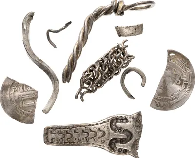 Part of the Näsby hoard, Taxinge parish, Södermanland, deposited after 969